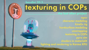 Rohan Dalvi – Houdini – COPs纹理制作 – 失落的外星人项目