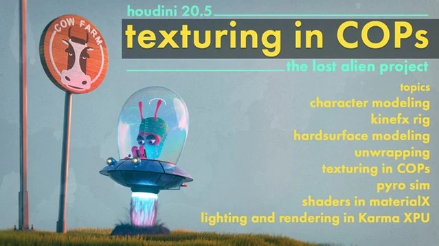 Rohan Dalvi – Houdini – COPs纹理制作 – 失落的外星人项目