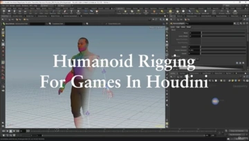 Udemy – 使用 Houdini 和 KineFX 进行游戏角色绑定