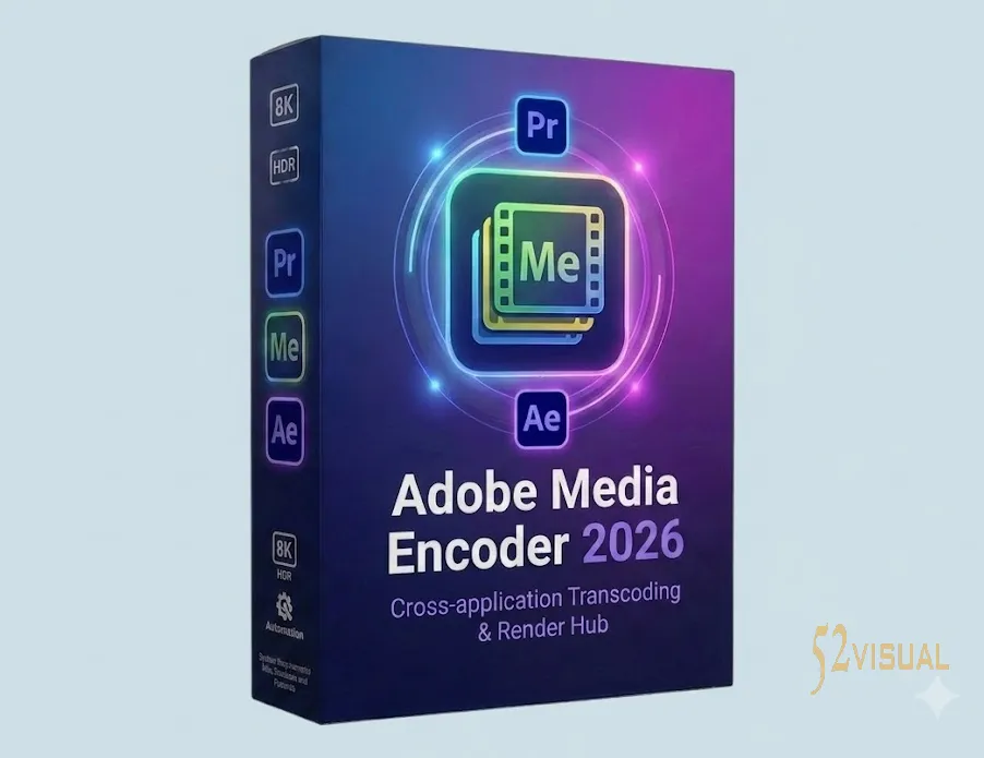Adobe Media Encoder 2026 (v26.3.1.1) Win中文版下载 - 视频转码与媒体管理工具