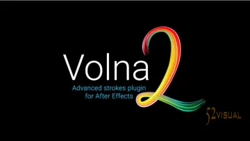 AE高级描边插件 Volna 2.5.2 _路径混合动画特效