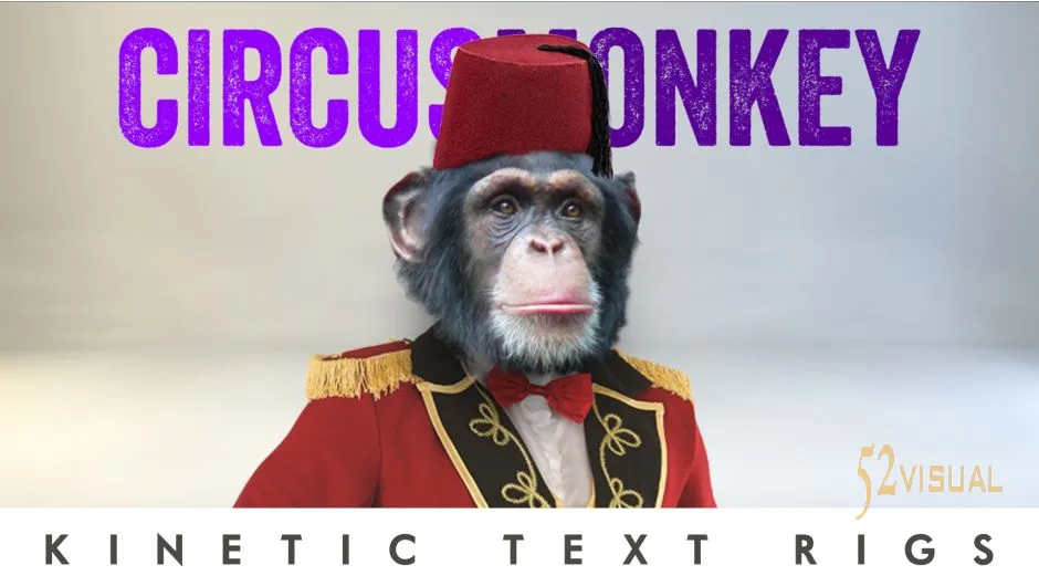 CircusMonkey 1.12 - AE三维动态排版文字动画脚本