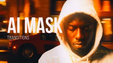 AE模板-AI智能遮罩抠像视频转场预设 Videohive AI Mask Transitions