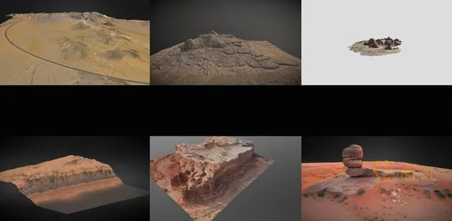 Sketchfab沙特阿拉伯3D模型合集(含NEOM、黑格拉、沙漠地形)