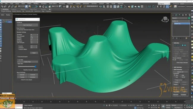 Udemy – 3ds Max PolyClothV2 建模完整课程