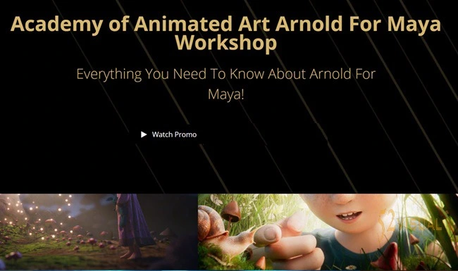 动画艺术学院 – Maya的Arnold渲染器工作坊