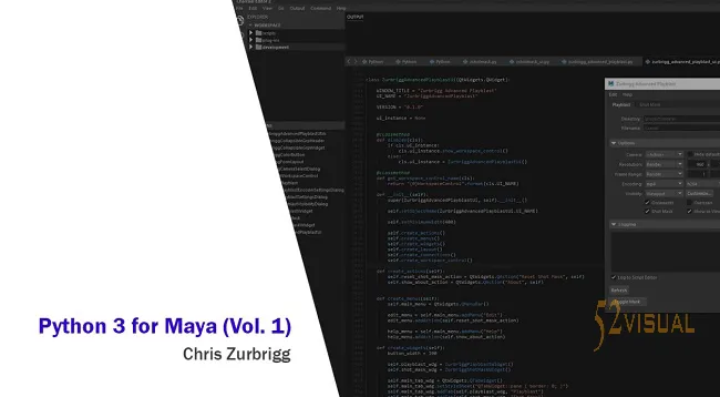 Chris Zurbrigg: Maya Python 合集教程 2025 更新版