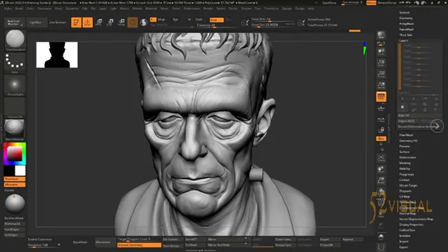 FlippedNormals – ZBrush角色概念雕刻
