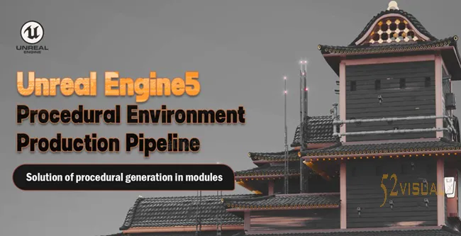 Wingfox – Houdini与Unreal Engine 5教程:程序化环境制作管线