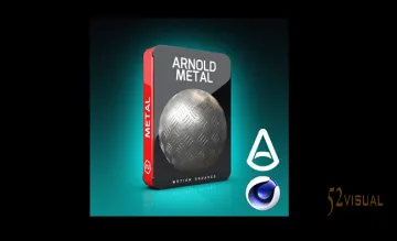Motion Squared – Cinema 4D 的 Arnold 金属材质