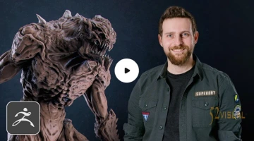 Domestika – ZBrush雕刻：从概念艺术到最终生物