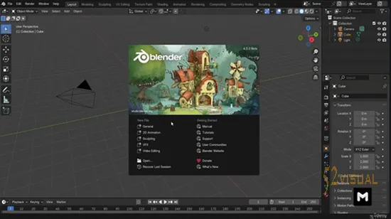 Udemy – Blender – 从零到高级的3D建模专家