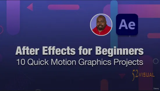 Udemy – Adobe After Effects 101:10个快速动态图形项目