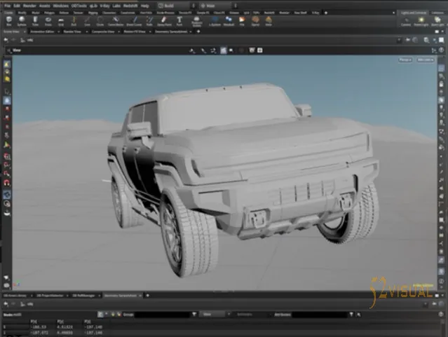 Houdini 车辆自动绑定与扬尘模拟插件 Auto Rig + Auto Dust