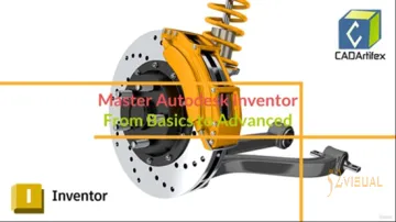 Udemy - Autodesk Inventor 从基础到高级 3D 设计视频教程
