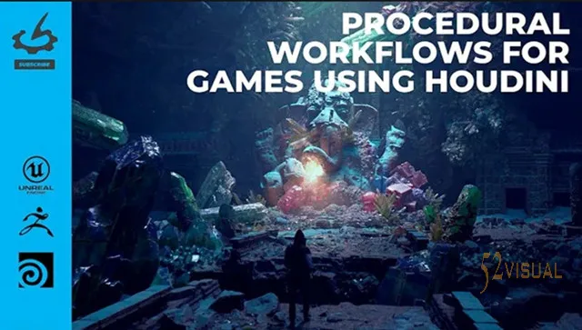 The Gnomon Workshop – 使用 Houdini 的游戏程序化工作流程