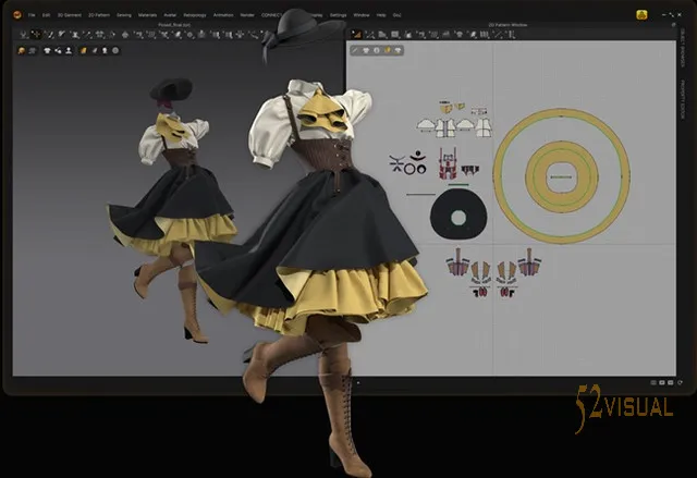 Marvelous Designer 2025 Win_3D服装打版与布料模拟软件