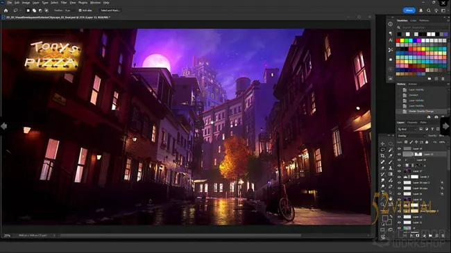Gnomon 城市景观场景设计第2卷：纹理、光照与Arnold渲染教程