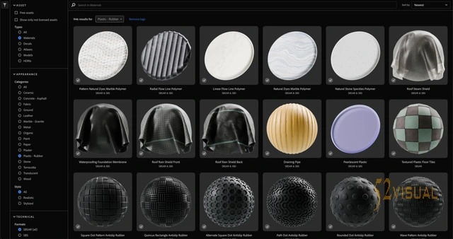 Adobe Substance Materials – 塑料与橡胶