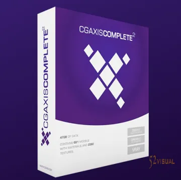 CGAxis Complete 2 3D模型合集 (C4D/FBX/OBJ)
