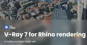 Chaos V-Ray 7 Update 4 (Build 7.40.00) for Rhinoceros 7 – 9 Win