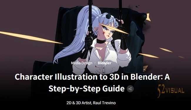 Coloso – 角色插画到Blender 3D – 分步指南 – Raul Trevino