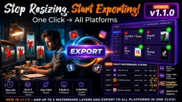 Aescripts Social Exporter for Premiere Pro v1.2.0