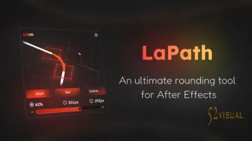 Aescripts LaPath v1.1.0  | AE 形状与蒙版路径倒角圆角脚本