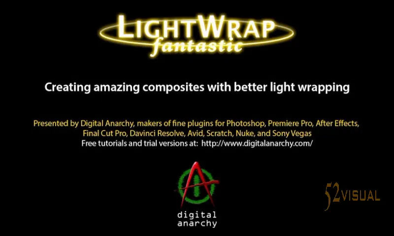 AE/PR抠像边缘光融合插件 Digital Anarchy Light Wrap Fantastic v1.3.