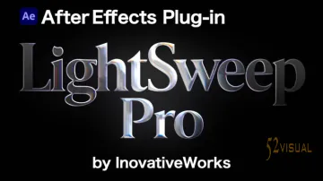 Aescripts LightSweepPro v1.3.1 AE真实三维光扫与倒角特效插件