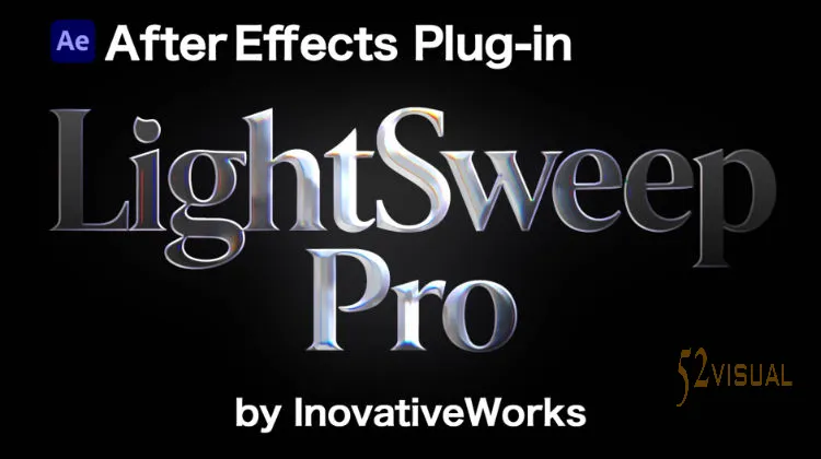 Aescripts LightSweepPro v1.3.1 AE真实三维光扫与倒角特效插件