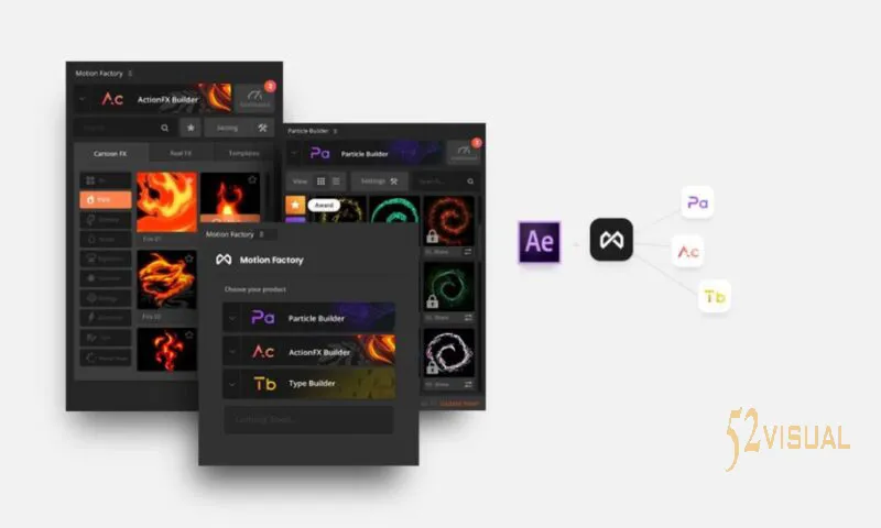 Motion Factory PIXFLOW 插件预设包合集 2026 - AE/PR特效