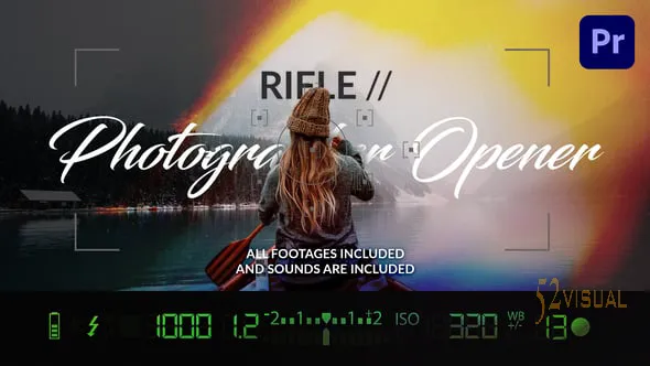 Videohive Rifle 摄影师片头AE模板 标志LOGO片头片尾展示