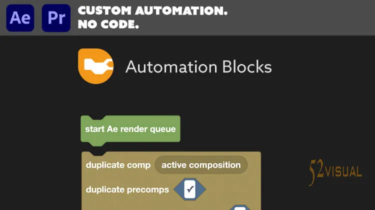 Aescripts Automation Blocks v1.1.013 - AE可视化自动化脚本