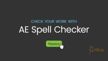 AE拼写检查插件 Aescripts AE Spell Checker v1.1.0 & 安装教程
