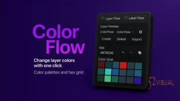 ColorFlow v1.5.5 - AE调色板与标签管理插件 (Aescripts)