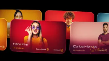 3D媒体轮播AE模板免费 Videohive 3D Media Carousel