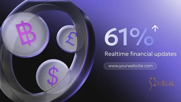 Videohive 3D 金融开场 AE 模板_三维财经视频片头