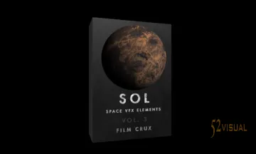 Film Crux SOL – Space VFX Elements Vol. 3 太空特效视频素材库