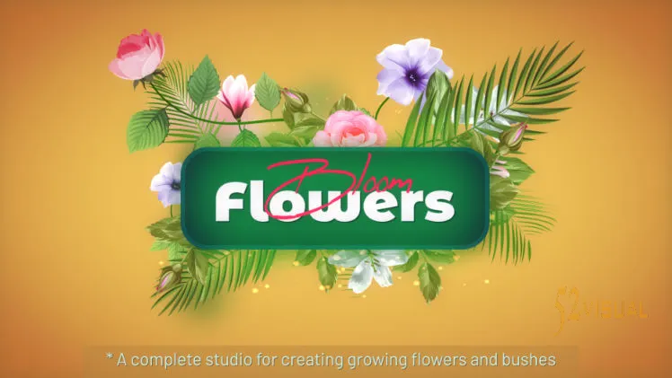 Aescripts Flowers Bloom v1.1.2 - AE花朵植物生长动画插件