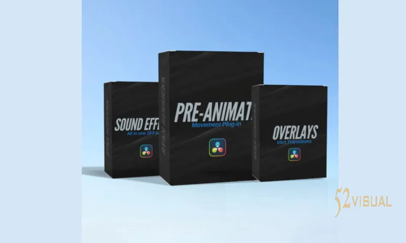 Ryan Herrick Ultimate Creator Bundle - DaVinci Resolve 文字