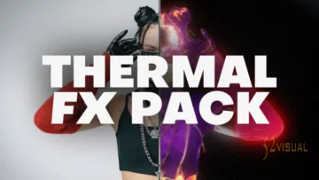 AE热成像特效模板 Videohive 热力图与X光视觉效果工具包