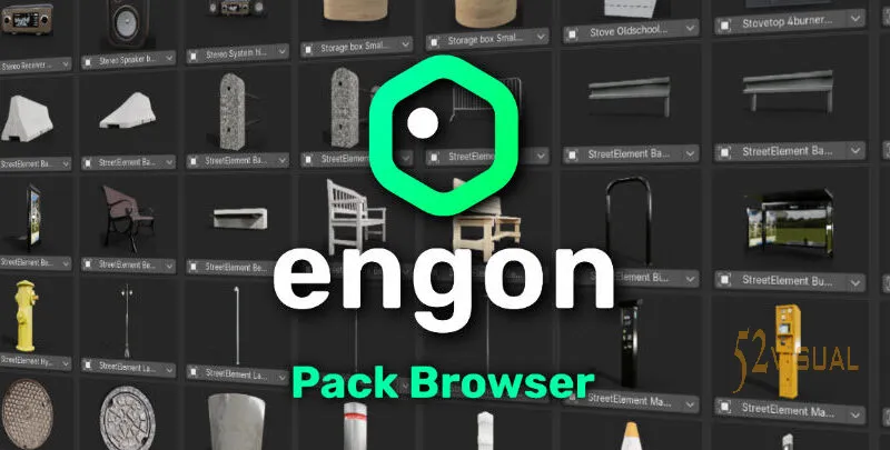 Engon v1.8.0 For Blender 免费开源资产浏览器插件