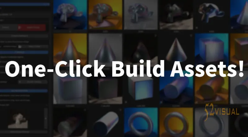 Blender 资产库快速构建插件 Assets Library Builder V2.1.0