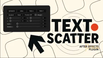 Aescripts Text Scatter v1 - AE文本随机打散分离插件