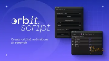 AE轨道旋转动画脚本 Aescripts Orbit Script v1.0 免费