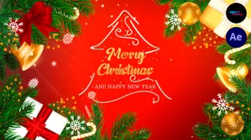 Videohive 圣诞和新年祝福AE模板 - Merry Christmas AE Project