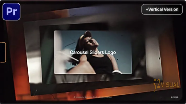 Videohive Premiere Pro 标志动画模板 - 4K/竖屏片头PR模板