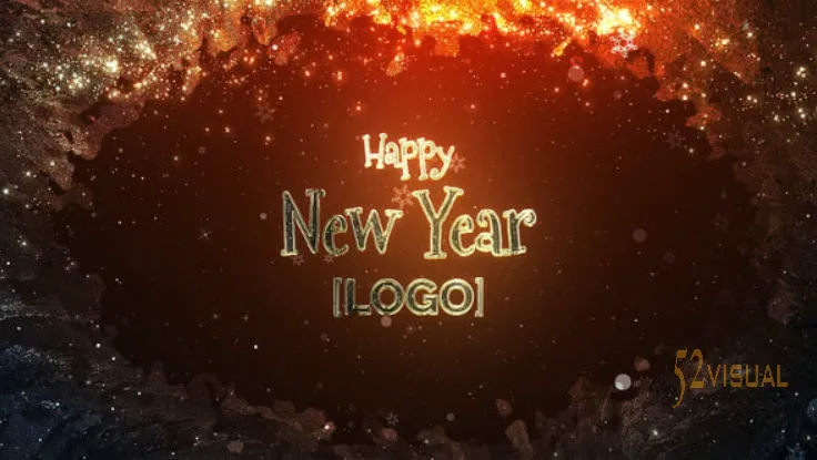 Videohive新年祝福Pr模板_2025跨年Logo节日动画PR模板