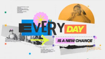 Videohive 撕裂字体风格片头AE模板 - 4K潮流文字动画